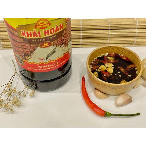 Nước Mắm Truyền Thống Khải Hoàn 30N - Chai 1 Lít